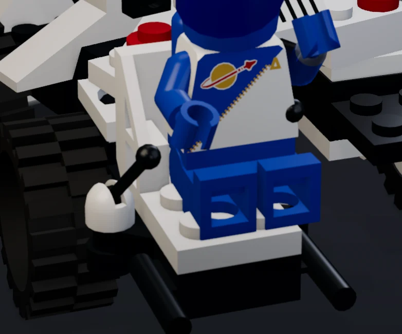 A screenshot documenting the seat intersecting the explorer during separation